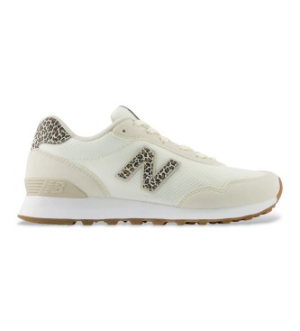 New Balance para mujer. W515V3_LI Zapatillas 515 blanco, beige (41.5), Plano, Cordones, Casual, Deportivo, Mesh