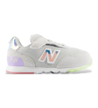 New Balance unisex para niños. I515V1_KL Zapatillas 515 Hook & Loop (18.5), Plano, Cordones, Ninguno, Casual, Deportivo, Gris, moda infantil