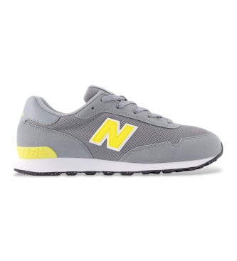 New Balance para mujer/niña. G515V1_KL Zapatillas 515 Lace gris (38), Plano, Cordones, Casual, moda infantil