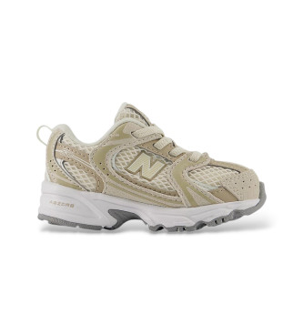 New Balance unisex para niños. I530V1_KL Zapatillas 530 Bungee beige (20 W), Plano, Cordones, Casual, moda infantil