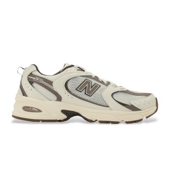 New Balance para hombre. MR530 Zapatillas 530 blanco roto (49), Plano, Cordones, Casual