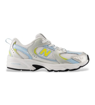 New Balance unisex para niños. P530V1_KL Zapatillas 530 Bungee Lace gris (30.5), Plano, Cordones, Casual, moda infantil