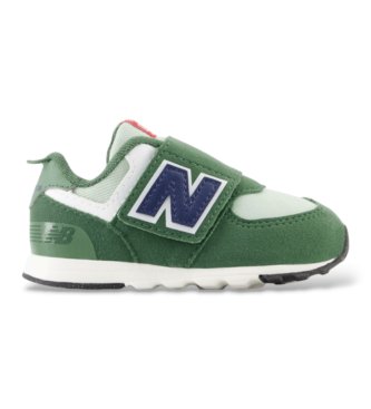 New Balance unisex Zapatillas 574 Gancho y bucle verde