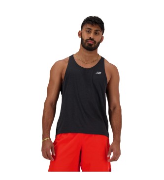 New Balance para hombre. MT41250 Camiseta De Atletismo negro (XXL), Deportivo, Running, Multideporte, Sin mangas / Tirantes, Poliéster Recic