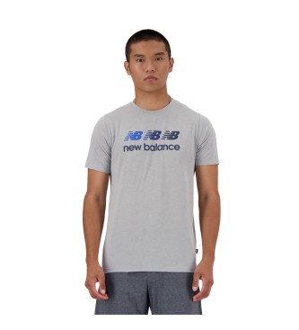 New Balance - pour homme. sport essentials t-shirt heathertech gris