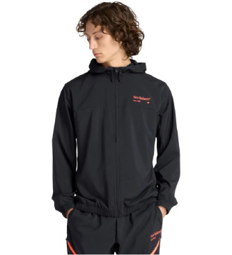 New Balance para hombre. MJ53527 Chaqueta Reimagined Graphic negro (XL), Casual, Deportivo, Multideporte, Poliéster