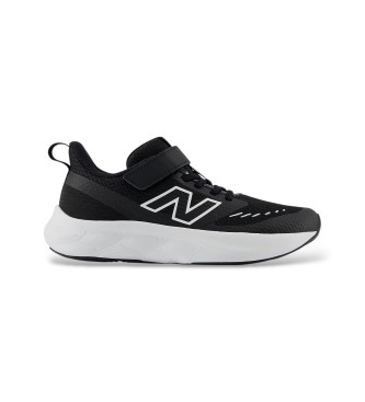 New Balance unisex para niños. PT625V1 Zapatillas 625 Hook & Loop negro (31), Plano, Cordones, Velcro, Casual, Deportivo, Running, Multidepo