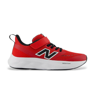 New Balance unisex för barn. PT625V1 Sneakers Fresh Foam 625 Bungee Lace med övre rem röd (30), Karta, Nyckelband, Kardborreband, Casual, De