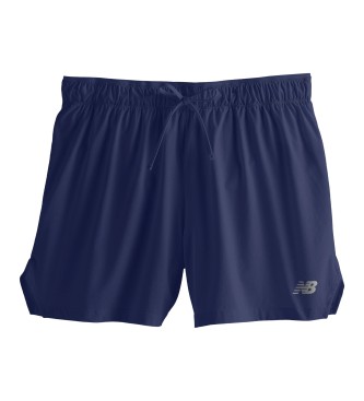 New Balance para hombre. MS41286 Short Rc 5 marino (L), Deportivo, Multideporte, Poliéster Reciclado, Sostenible