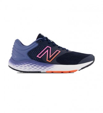 New Balance para mujer. W520HE7 Zapatillas W520HE7 azul (40), Plano, Cordones, Deportivo