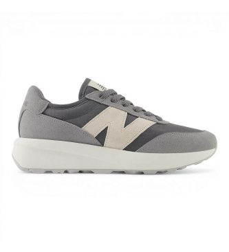 New Balance för kvinnor. GS370V1 Skor 370 grå (40), Tyg, Karta, Nyckelband, Casual