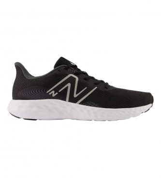 New Balance för män. M411V3 Skor 411v3 svart (43), Tyg, Karta, 1 till 3 cm, Nyckelband, Casual, Deportivo, Löpning, Sportkläder, Multisport
