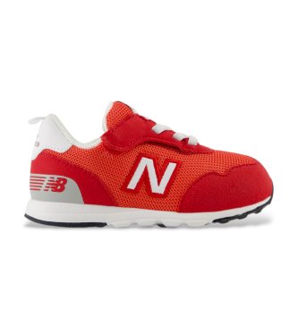 New Balance unisex Zapatillas 515 Gancho y bucle rojo