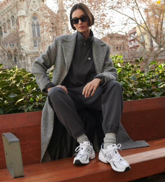 New Balance Para Homem. MR530 Sapatos 530 Branco/Azul (40), Plano, 1 A 3Cm, CordãO-image