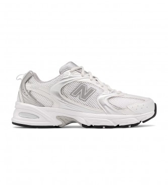 New Balance Unisex. MR530 Sapatos 530 Cinzentos (37), Branco, Prata, Plano, CordãO, Casual, Esportivo, Running-image