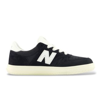 New Balance unisex Zapatillas de piel Lace negro