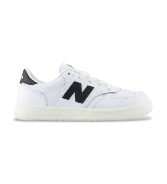 New Balance unisex Zapatillas de piel Lace blanco