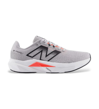 New Balance para hombre. MFCPRV5 Zapatillas FuelCell Propelv5 gris (46.5), Plano, 1 a 3cm, Cordones, Casual, Deportivo, Running, Multideport
