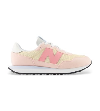 New Balance para mujer/niña. G237V1_KL Zapatillas 237 Lace amarillo (37.5), Plano, Cordones, Casual, moda infantil