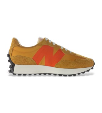 New Balance unisex. U327V1 Zapatillas 327 mostaza (43), Plano, Cordones, Casual