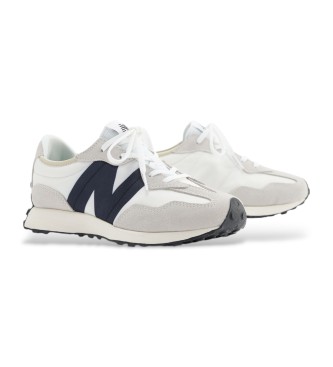 New Balance unisex para niños. GS327V1 Zapatillas 327 gris (39), Plano, Cordones, Casual, moda infantil
