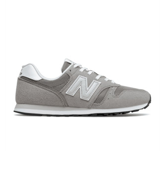 New Balance para hombre. ML373V2 Zapatillas de Piel 373v2 gris (38.5), Plano, Cordones, Casual