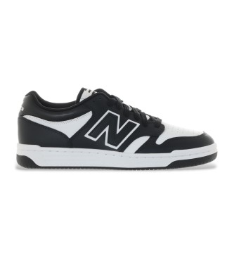 New Balance para hombre. BB480LV1 Zapatillas 480 negro (38.5), Plano, Cordones, Casual