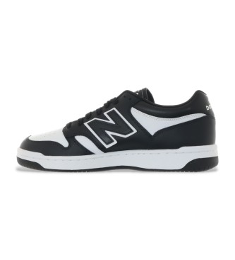 New Balance Para Hombre. BB480LV1 Zapatillas 480 Negro (38.5), Plano, Cordones, Casual-image