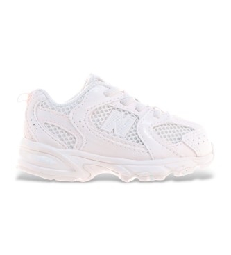 New Balance para niña. IZ530V1 Zapatillas 530 Bungee blanco (27.5 W), Plano, Cordones, Casual, Deportivo, Multideporte, moda infantil