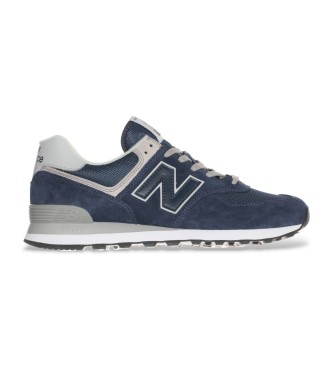 New Balance para hombre. ML574V3 Zapatillas 574 Núcleo marino (43 2E), Plano, Cordones, Casual, Deportivo, Running, Multideporte