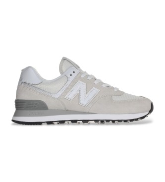 New Balance para hombre. ML574V3 Zapatillas 574 beige (42), Piel, Plano, Cordones, Casual, Gris
