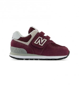New Balance para niños. Zapatillas 574 Evergreen granate New Balance
