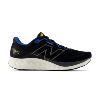 New Balance para hombre. M680V8 Zapatillas Fresh Foam 680 v8 negro (40.5), Plano, Cordones, Deportivo, Running, Multideporte