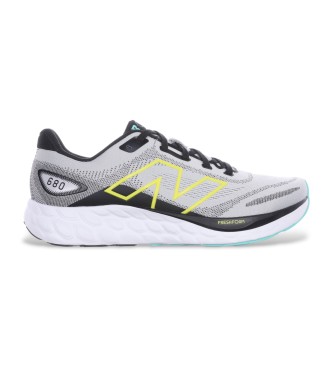 New Balance para hombre. M680V8 Zapatillas Fresh Foam 680 v8 gris (47.5), Plano, Cordones, Casual, Deportivo, Running, Multideporte