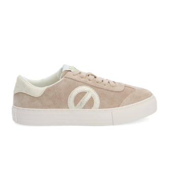 NO NAME para mujer. TNACEZ0 Zapatillas de piel Arcade Toe Side beige (41), Plano, Cordones, Casual