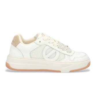 NO NAME para mujer. SNASGME Zapatillas Alison beige (39), Piel, Plano, Cordones, Casual