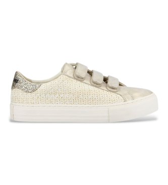 NO NAME para mujer. KNGDBM0 Zapatillas Arcade Straps beige (39), Plano, Velcro, Casual