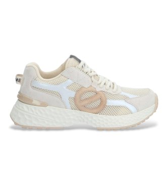 NO NAME para mujer. SNCRMHS Zapatillas Carter 2.0 beige (36), Plano, Cordones, Casual, Deportivo