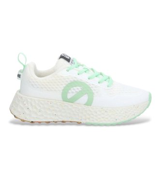 NO NAME para mujer. LNVDMS0 Zapatillas Carter Fly blanco (41), Piel, Plano, Cordones, Casual