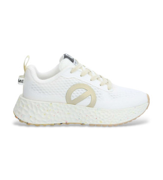 No Name Para Mujer. Lnvdmem Zapatillas Carter Fly Mesh Blanco (36), 1 A 3Cm, Cordones, Casual, PoliéSter Reciclado-image