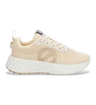 NO NAME para mujer. LNVDMS0 Zapatillas Carter Fly nude (36), Piel, Plano, Cordones, Casual