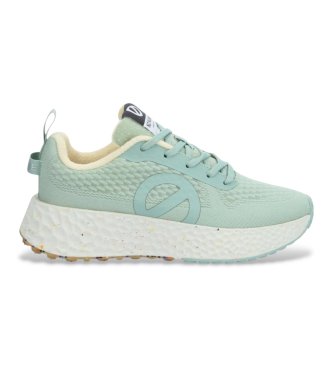 NO NAME para mujer. LNVDMS0 Zapatillas Carter Fly verde (38), Piel, Plano, Cordones, Casual
