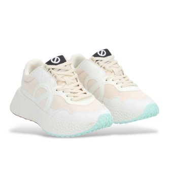 NO NAME para mujer. NNVEKND Zapatillas Carter Jogger beige (39), Piel, Plano, Cordones, Casual