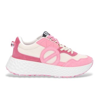 NO NAME para mujer. SNCMKSD Zapatillas Carter Jogger rosa (36), Piel, Plano, Cordones, Casual