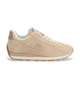 No Name Para Mujer. KNHRVS0 Zapatillas City Run Jogger Beige (39), Piel, Plano, Cordones, Casual, PoliéSter Reciclado-image