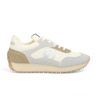 NO NAME para mujer. LNIAYG0 Zapatillas de ante Punky Jogger beige (37), Plano, Cordones, Casual, NO NAME outlet 2024.