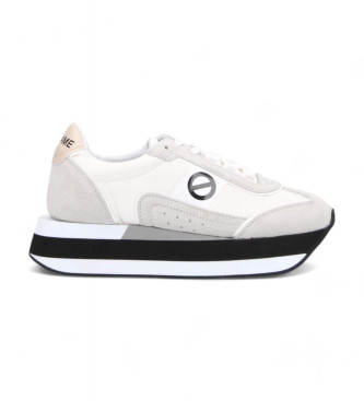 NO NAME para mujer. ONKDSN0 Zapatillas de Piel Boom Jogger blanco (40), 3 a 5cm, Cordones, Casual, NO NAME outlet 2024.