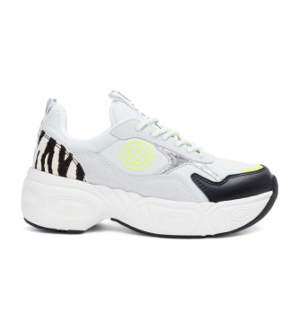 NO NAME para mujer. INUAZE0 Zapatillas de piel Nitro Jogger -Altura plataforma 5.5cm- (37), 3 a 5cm, Cordones, Casual, NO NAME outlet 2024.