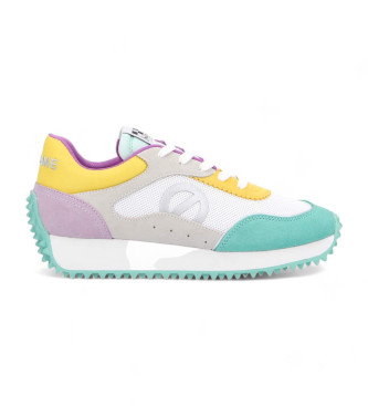 NO NAME para mujer. LNIAAM0 Zapatillas de piel Punky Jogger Arir multicolor (36), Plano, Cordones, Casual, NO NAME outlet 2024.