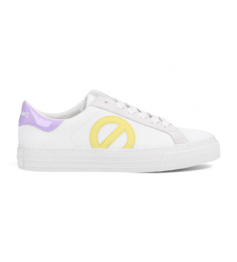 NO NAME para mulher. Sapatos de couro Strike branco NO NAME